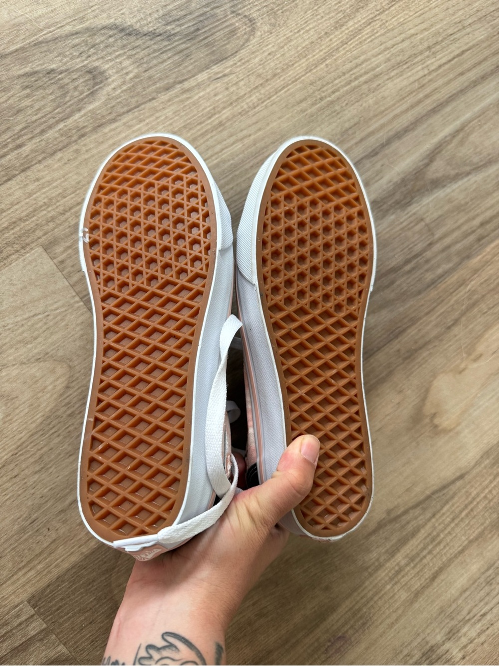 Old skool peaches vans NEW size 7.5 - Picture 6 of 8